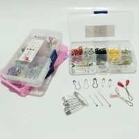 Paket Pin Peniti Bohlam mini, Jarum Pentul besar kecil, klip hijab