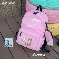 Tas Sekolah Wanita Brown Cony