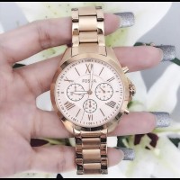 promo gila Jam Tangan Wanita Merk Fossil Type BQ 1745 Original Free