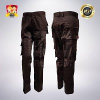 Seragam Tom - Celana Panjang Pramuka Coklat Kantong Pdl / Kempol - No