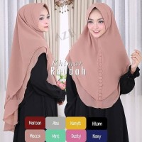 KHIMAR RAUDAH Hijab Instant Jilbab Instan Terbaru Kerudung Hijab syari