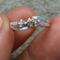 Cincin Berlian eropa 3 mata di jual murah (code NC6588)