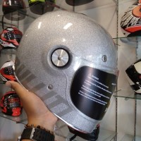 HELM BELL BULLITT GLOSS SILVER FLAKE