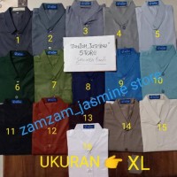 Obral Baju Koko Berkualitas Dalwa Putih & Warna Polos