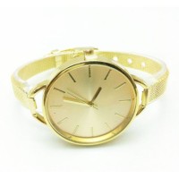 jam tangan fashion retro wanita warna emas gold women watch jwa025