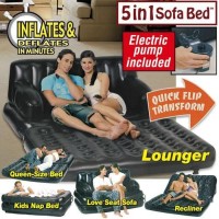 Premium Quality SOFA BED KASUR UDARA ANGIN 5 IN 1 HITAM BESTWAY