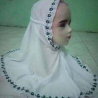 hijab bergo kerudung jilbab anak sekolah instan untuk TK SD TPQ
