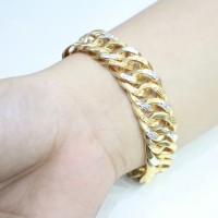 gelang emas sisik naga kopong original
