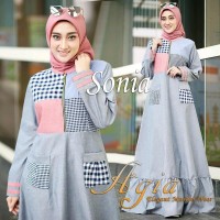 baju muslim wanita sabrina dres terbaru/termurah/gamis dres muslim