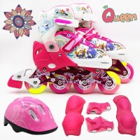 SEPATU RODA ( 8 BAN FULL FLASH DEKER/PELINDUNG 1SET) RODA KARET A01