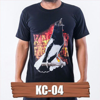 Jual Kaos Burung Kacer 04 Kaos Kicau Kaos Gambar Burung Kaos