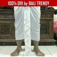 Kamen Bali putih polos