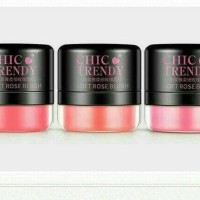 yang terbaru Bioaqua Blush On Chic Trendy - Coral Red berkualitas