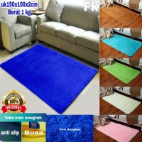 karpet bulu rasfur uk 150x100x2cm