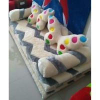 Karpet Lipat Karakter kupu kupu kombinasi tebal 5cm bahan halus dan