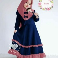 yang terbaru Baju Maxy muslim gamis anak perempuan cantik princess 4-