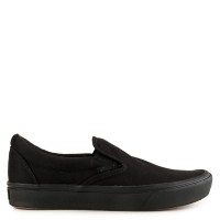 SEPATU SEKOLAH WANITA HITAM POLOS VANS ORIGINAL COMFYCUSH SLIP ON