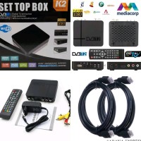 STOK TERBATAS Dvb T2 K2 Receiver HD 1080P Digital TV Tuner MPEG-2 4