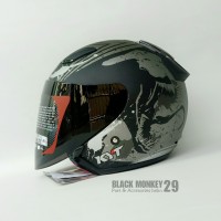 Helm Halfface KYT DJ MARU VENOM - Paket Ganteng
