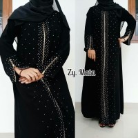 Abaya Arab [ Gamis Hitam [ Dres Hitam [ Pakean Muslimah Syar'i Elegan