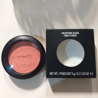 New MAC blush on peaches