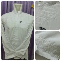 Koleksi Keren Baju Koko Syahdika Lengan Panjang - Putih
