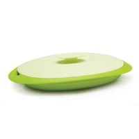 Tupperware Blossom Serving Platter Green, Diskon 30% (Dari 155,000)