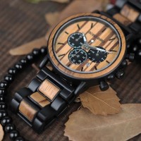 Bobo Bird Jam Tangan Kayu Pria Untuk Kado Import China