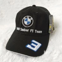 topi bordir BMW hitam