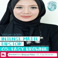 Intense matte Lipstick 05. Easy Brownie Wardah - Lipstik