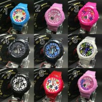 JAM TANGAN DISTRO INSTAGRAM BGX TRENDY WANITA D-ZINER BABY G SHERINA