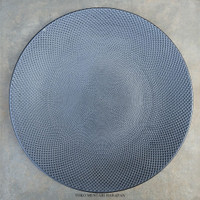 Jual Piring Makan Cantik Keramik Hitam Black Dot / Dinner