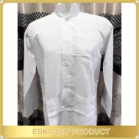 OBRAL BAJU KOKO BERKUALITAS DALWA PUTIH & WARNA POLOS