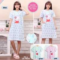 BAJU TIDUR GROSIR DASTER ALL SIZE/PIYAMA BAHAN KAOS MOTIF BEARS
