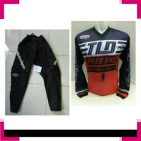 Pakaian bersepeda 8233 jersey celana trail cross sepeda lengan panjang
