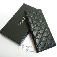 DOMPET PANJANG KULIT PRIA/WANITA GUCCI BLACK