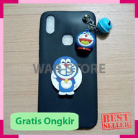 BARU !! Case Vivo Y91 New 2018 Karakter Lonceng Popsocket Doraemon