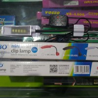 Lampu jepit LED bagus untuk Aquarium Nano tank Aquascape 3 Watt Putih