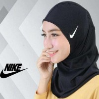 Terbaru terlaris Jilbab Instan Olahraga Gym , Hijab Senam - Putih