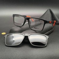 Frame Kacamata Oakley Clip on 8008 Sporty Pria Wanita Minus Plus Baca