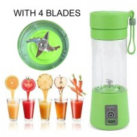 USB Juicer Blender 4 blades Rechargeable Portable jus buah Travel