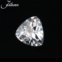 # TOP 12X12MM Trillion Cut Unheated 10.28Ct White Sapphire AAAA