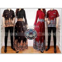 021 Couple ANNA BAJU PASANGAN KELUARGA COUPLE BATIK MODERN KEMEJA KOKO