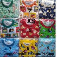 Piyama Bayi Anak Size XS Lengan Pendek Celana Panjang by Gerry Kids