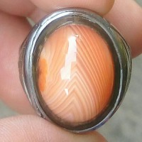 Natural Junjung Drajat Simetris Halus -Grosir Cincin Batu Akik Gambar