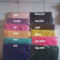 Terpopuler Khimar Ceruty 2 Layer Non Pet Syari Hijab Jilbab Kerudung