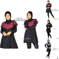 Baju Renang Muslimah Muslim Wanita Dewasa Polos Swimwear Edora Kayla