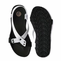 CS SANDAL PRIA CAMOU WHITE BLACK