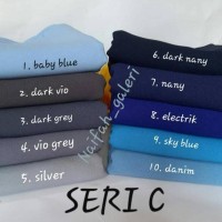 HIJAB CREPE SQUARE HIJAB / JILBAB / KHIMAR / KRUDUNG POLOS Original
