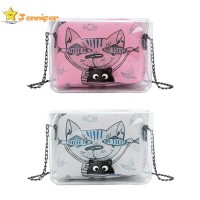 Dijual ♡Tas Bahu Rantai Kartun Transparan Wanita⋆ Diskon